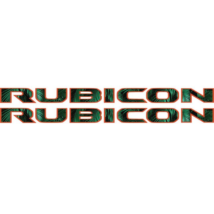 Rubicon Hood Lettering Textured - Palm