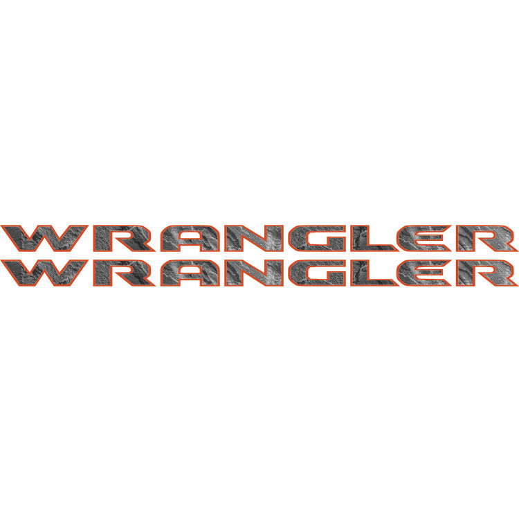 Wrangler Hood Lettering Textured - Stone