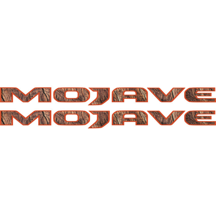 Mojave Hood Lettering Textured - Wood