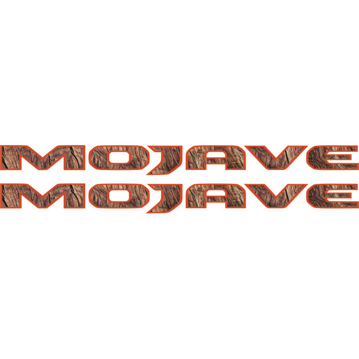 Mojave Hood Lettering Textured - Wood