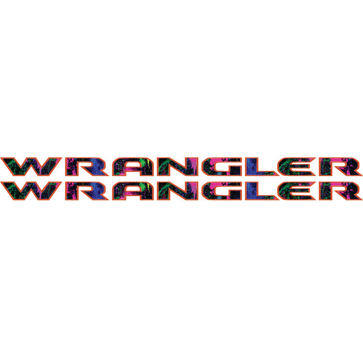 Wrangler Hood Lettering Textured - Graffiti