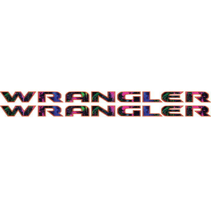 Wrangler Hood Lettering Textured - Graffiti