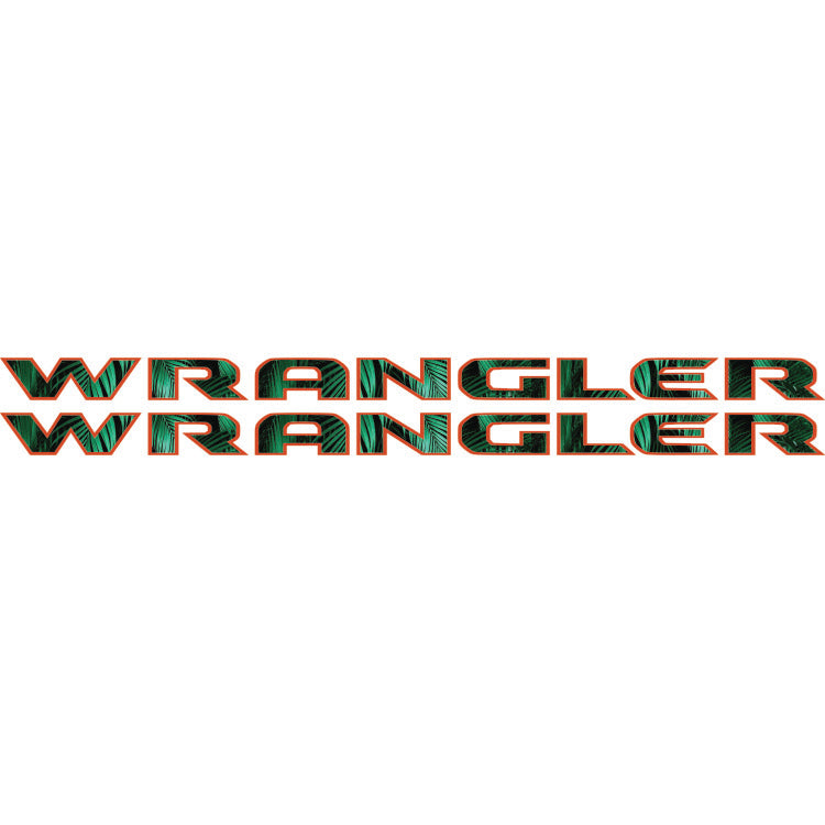 Wrangler Hood Lettering Textured - Palm