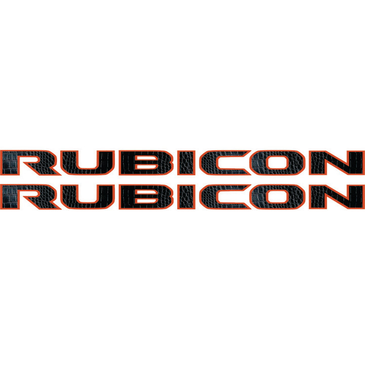 Rubicon Hood Lettering Textured - Alligator