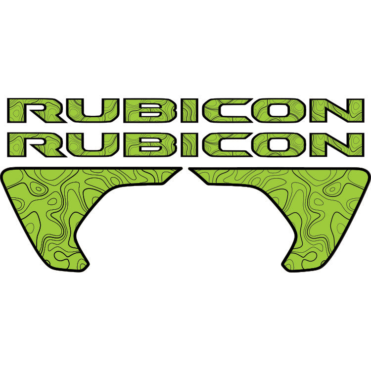 Rubicon Kit - Topography with Black Outline