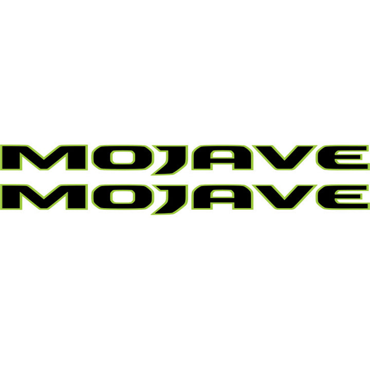 Mojave Hood Lettering - Colored Outline