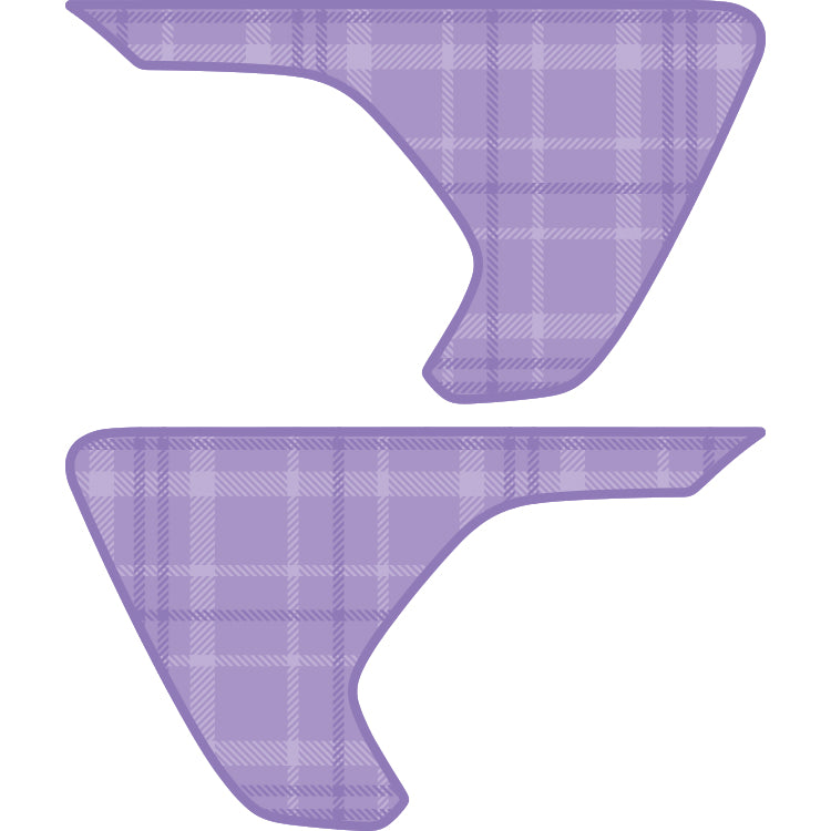 Rubicon Mojave Fender Inserts Purple Plaid