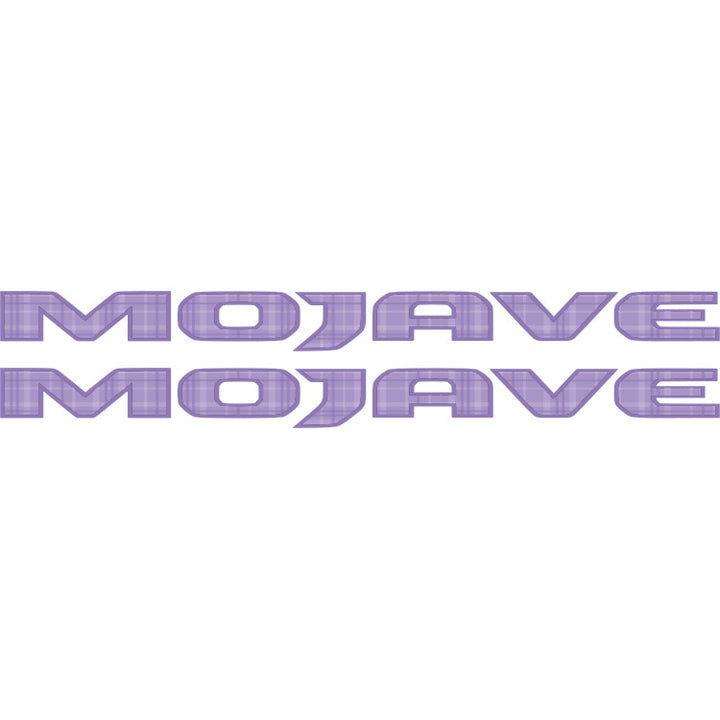 Mojave Hood Lettering Purple Plaid