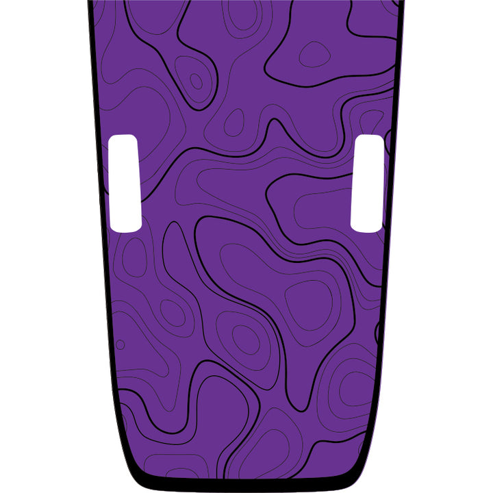 Rubicon Hood Graphic - Topography (Color Background)