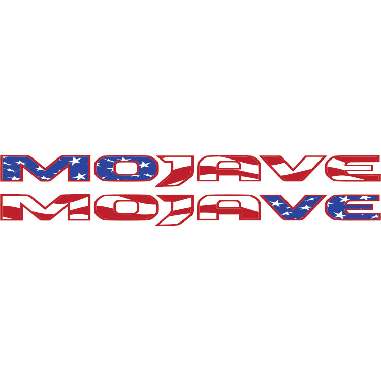 Mojave Hood Lettering - American Flag