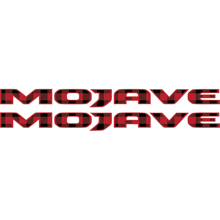 Mojave Hood Lettering Red and Black Plaid