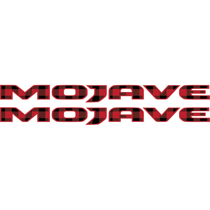 Mojave Hood Lettering Red and Black Plaid