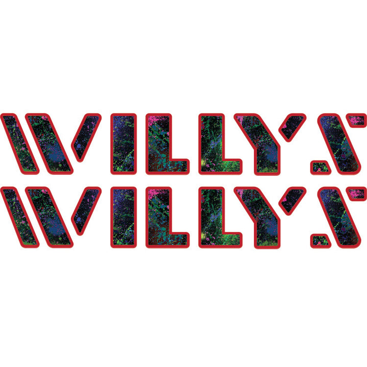 Willys Hood Lettering Textured - Graffiti