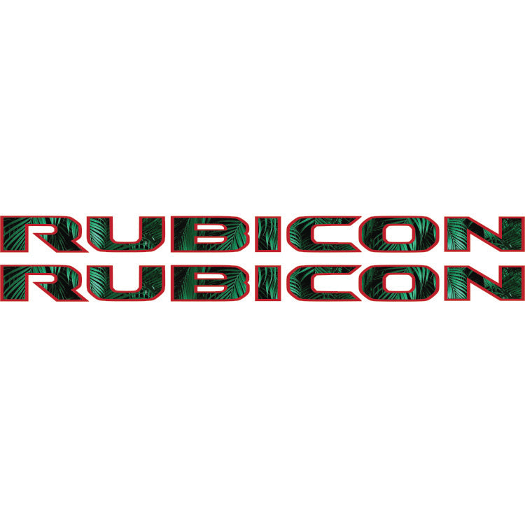 Rubicon Hood Lettering Textured - Palm