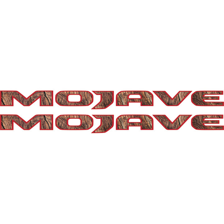 Mojave Hood Lettering Textured - Wood