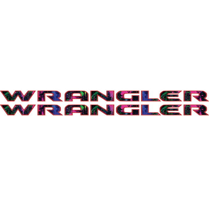 Wrangler Hood Lettering Textured - Graffiti