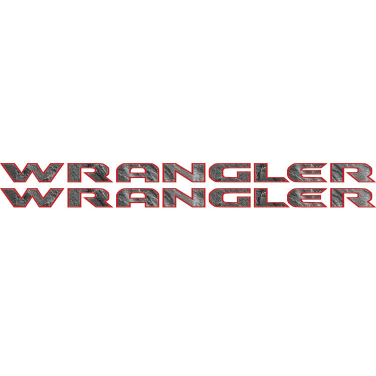 Wrangler Hood Lettering Textured - Stone