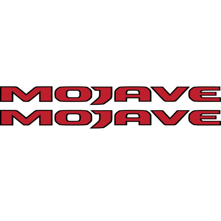 Mojave Hood Lettering - Colored