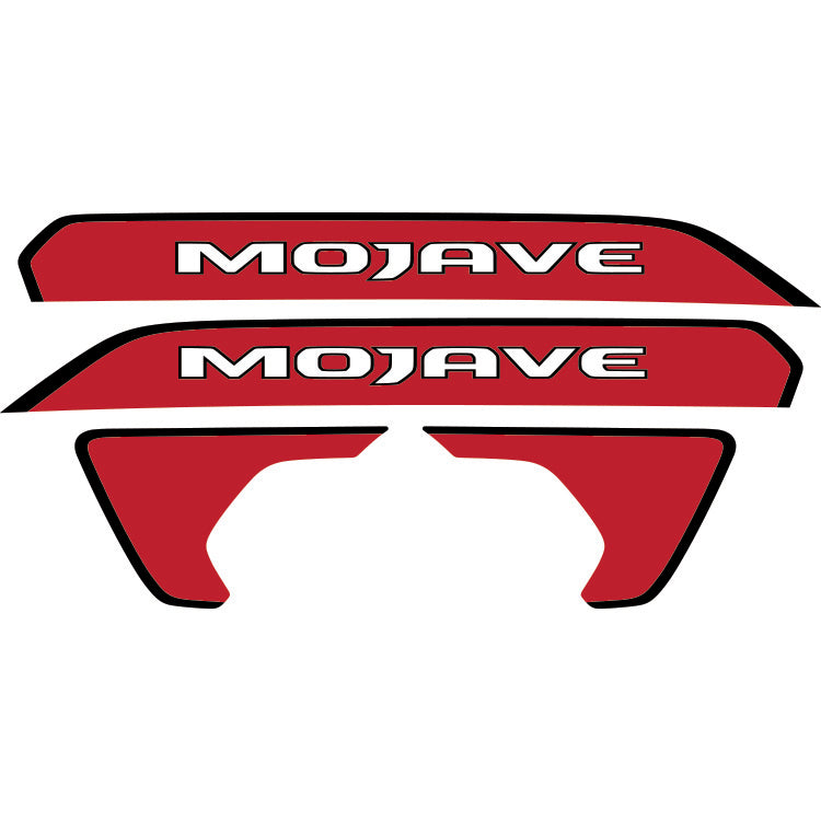 Mojave Hood Lettering and Fender Insert Package - Black Outline