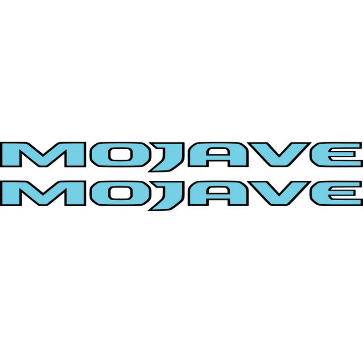 Mojave Hood Lettering - Colored