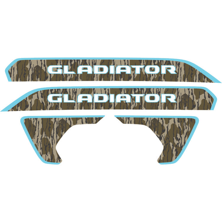 Gladiator Hood Lettering and Fender Insert Package - Mossy Oak Bottomland