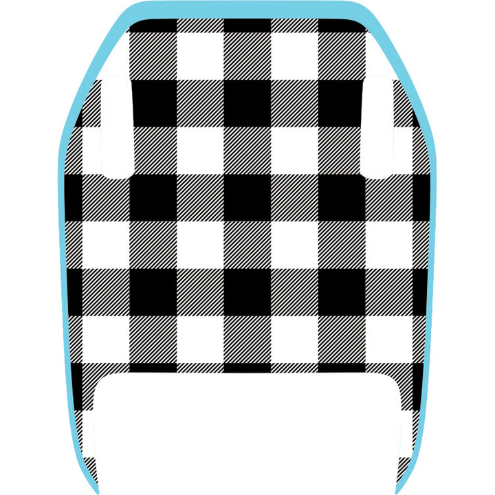 Mojave Hood Graphic - Black and White Plaid