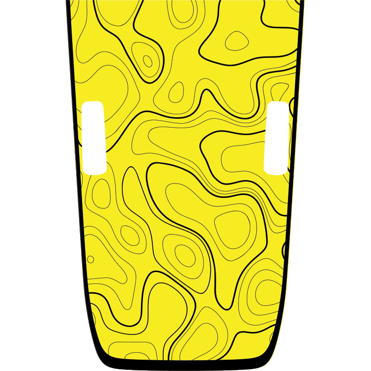 Rubicon Hood Graphic - Topography (Color Background)