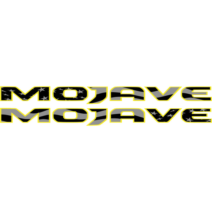 Mojave Hood Lettering - Subdued American Flag