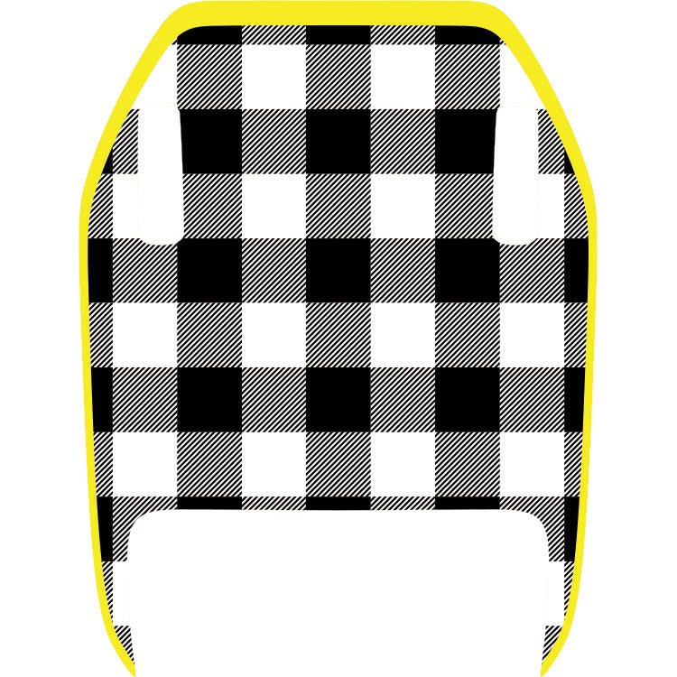 Mojave Hood Graphic - Black and White Plaid