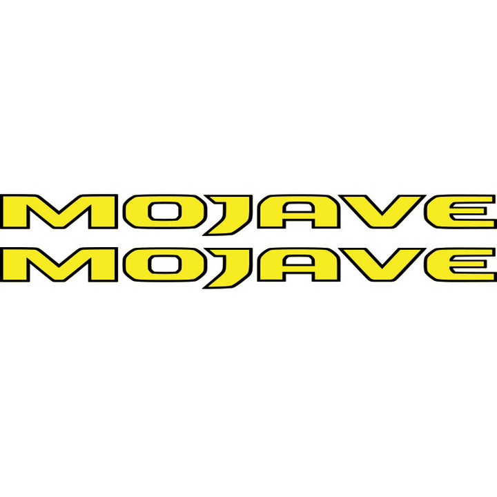 Mojave Hood Lettering - Colored