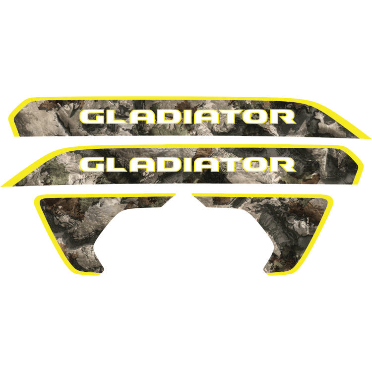 Gladiator Hood Lettering and Fender Insert Package - Mossy Oak Elements Terra